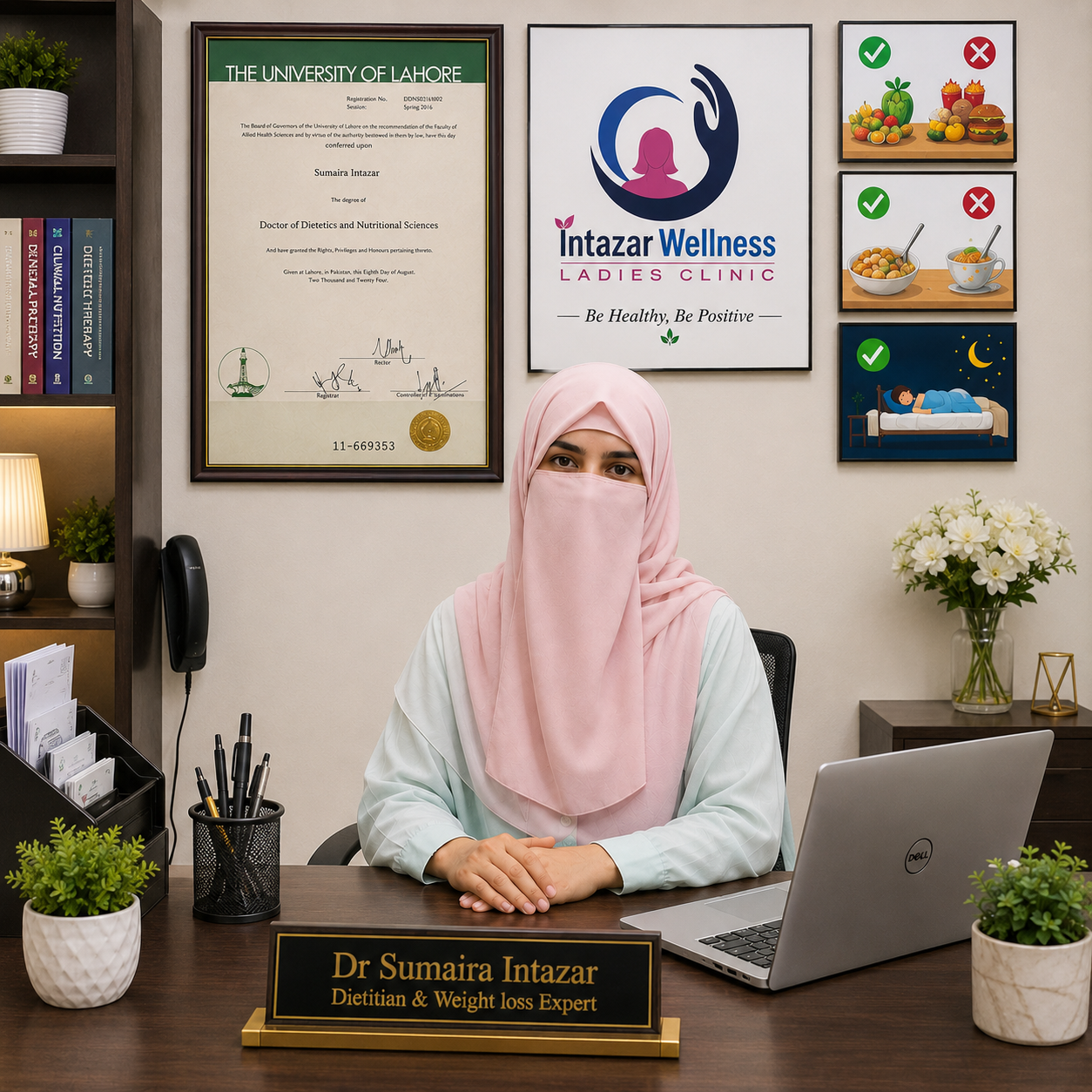 Dr. Sumaira Intazar - Clinical Nutritionist & Dietitian